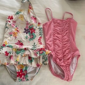 Hanna Andersson swimsuits Size 110—lot of 2